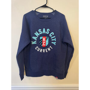 Women's SPORTIQE Blue Kansas City Current Sweatshirt M
